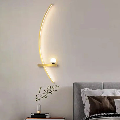 Modern LED Wall Lamps Minimalist Stripes Wall Sconce Decorative 