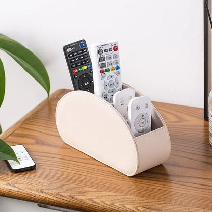 Remote Control Holder with 5 Compartments Remote Control Box for Desktop Storage Media Player Heater Controllers