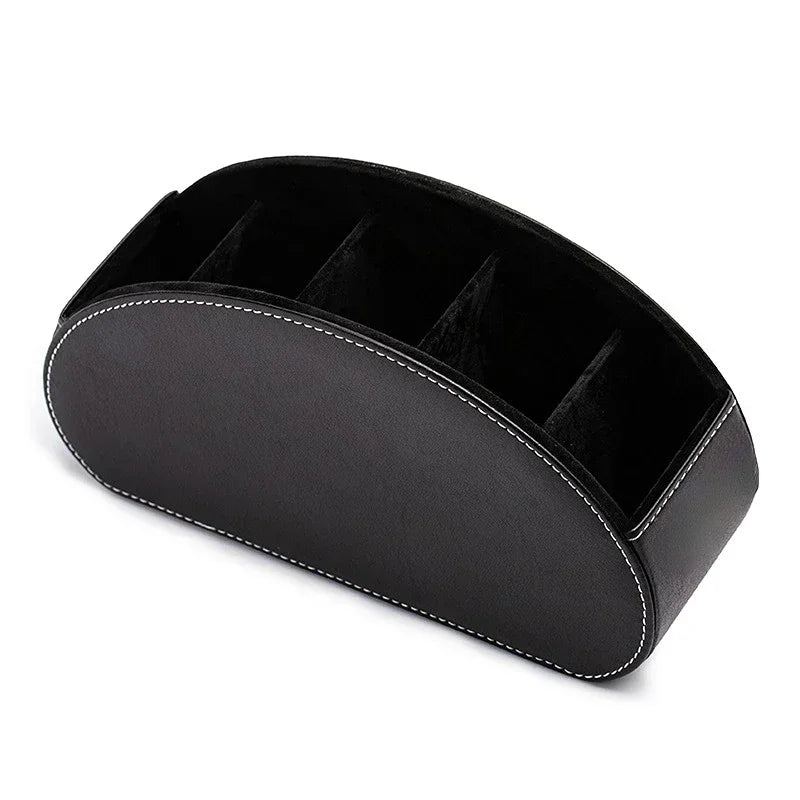 Remote Control Holder with 5 Compartments Remote Control Box for Desktop Storage Media Player Heater Controllers