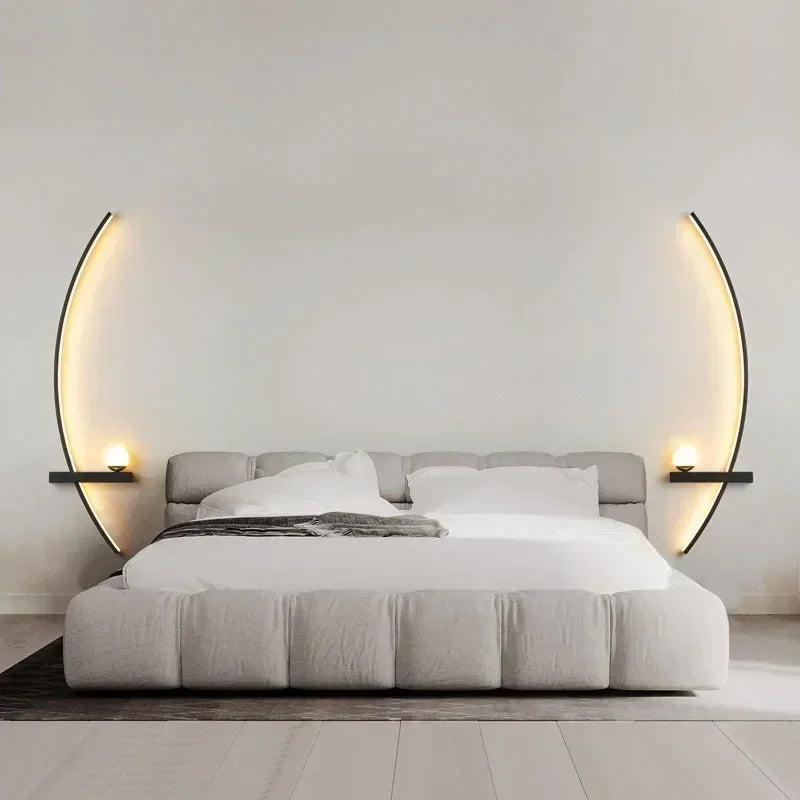 Modern LED Wall Lamps Minimalist Stripes Wall Sconce Decorative 
