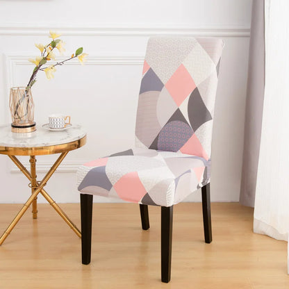 chair Cover Printed Dining Chair Covers Stretchable Washable Kitchen Chair Covers Decoration