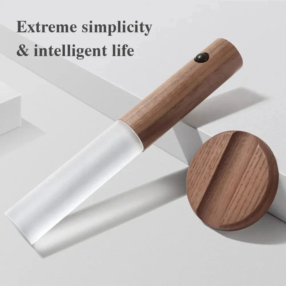 Intelligent Wooden Magnetic Suction Lamp LED Charging Night Light Human Body Sensing Light