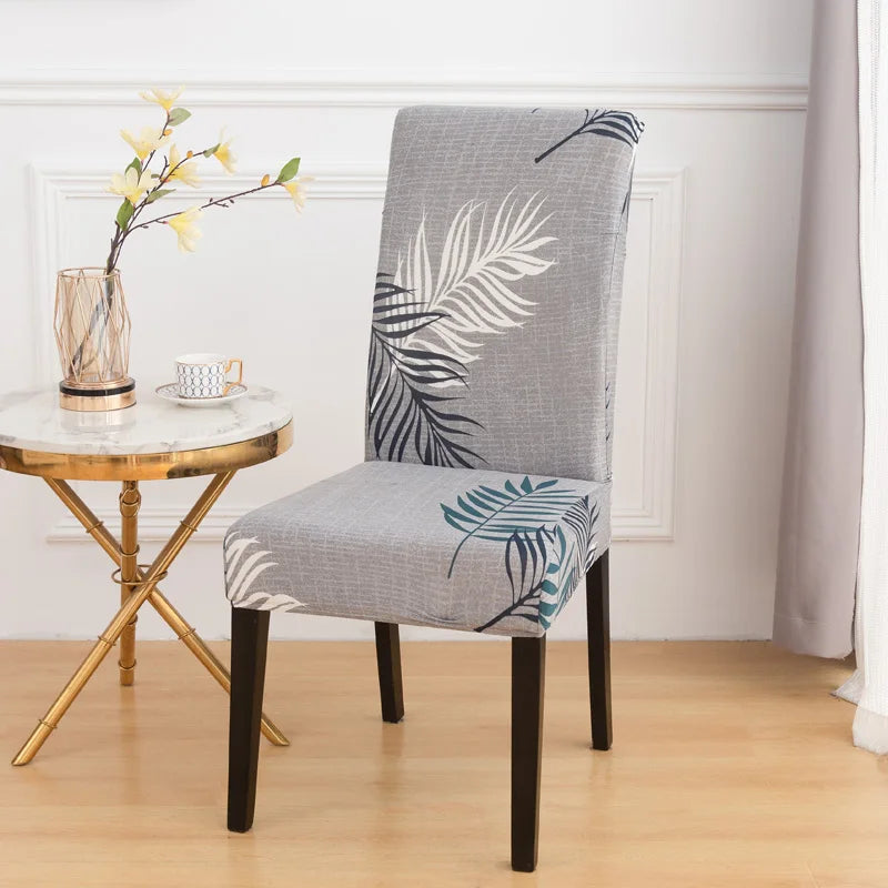 chair Cover Printed Dining Chair Covers Stretchable Washable Kitchen Chair Covers Decoration