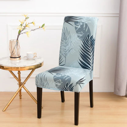 chair Cover Printed Dining Chair Covers Stretchable Washable Kitchen Chair Covers Decoration