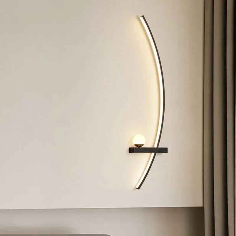 Modern LED Wall Lamps Minimalist Stripes Wall Sconce Decorative 