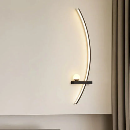 Modern LED Wall Lamps Minimalist Stripes Wall Sconce Decorative 